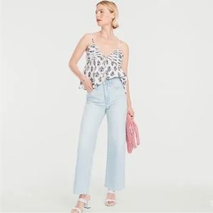 Jcrew New slim wide-leg jean